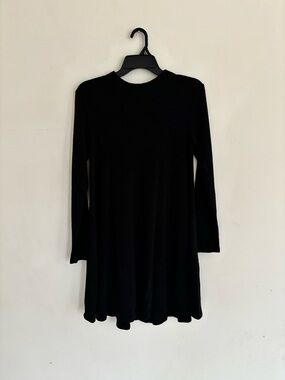 Old Navy Black Long Sleeve Swing Dress Small  Petite